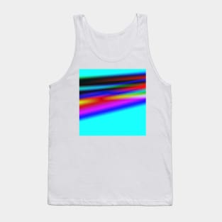 blue white green texture art Tank Top